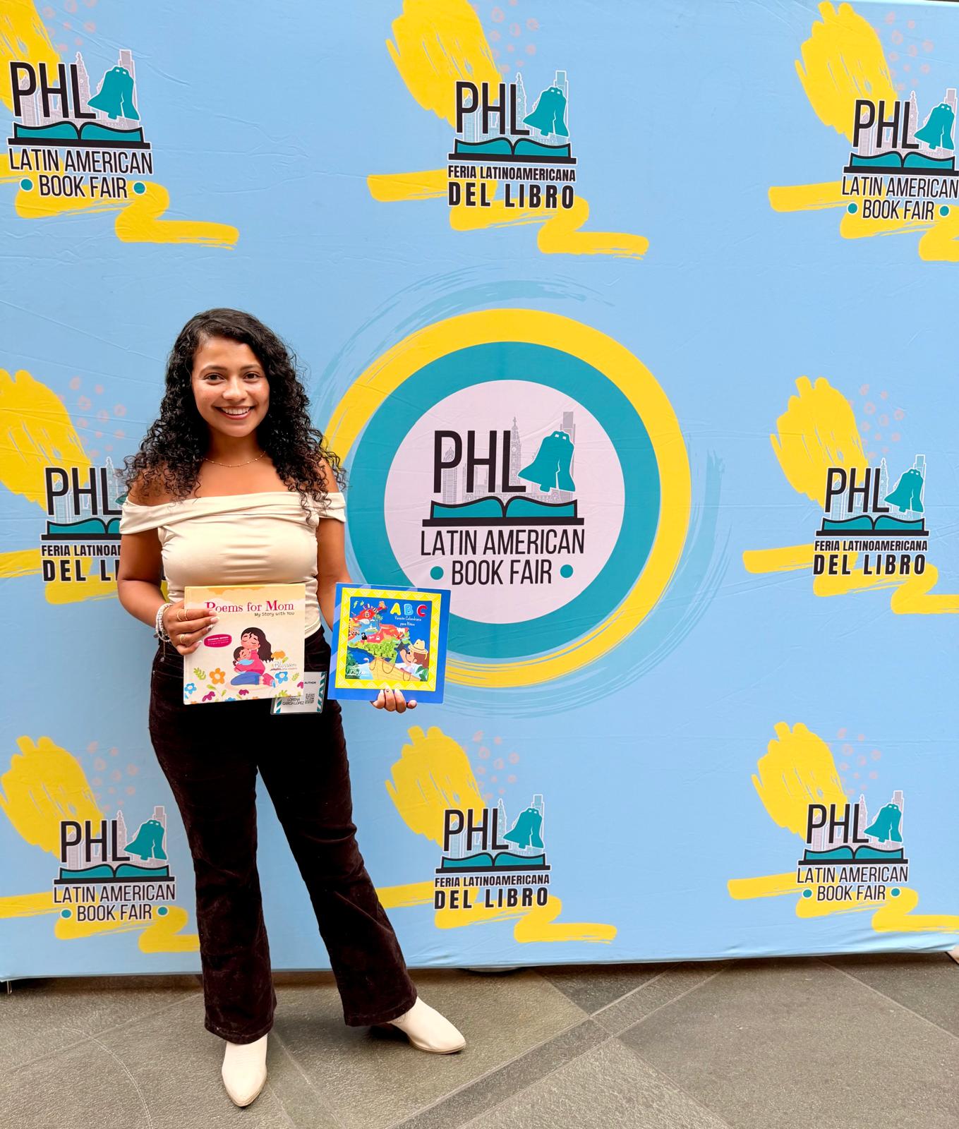 Lorena at the Latin American Book Fair