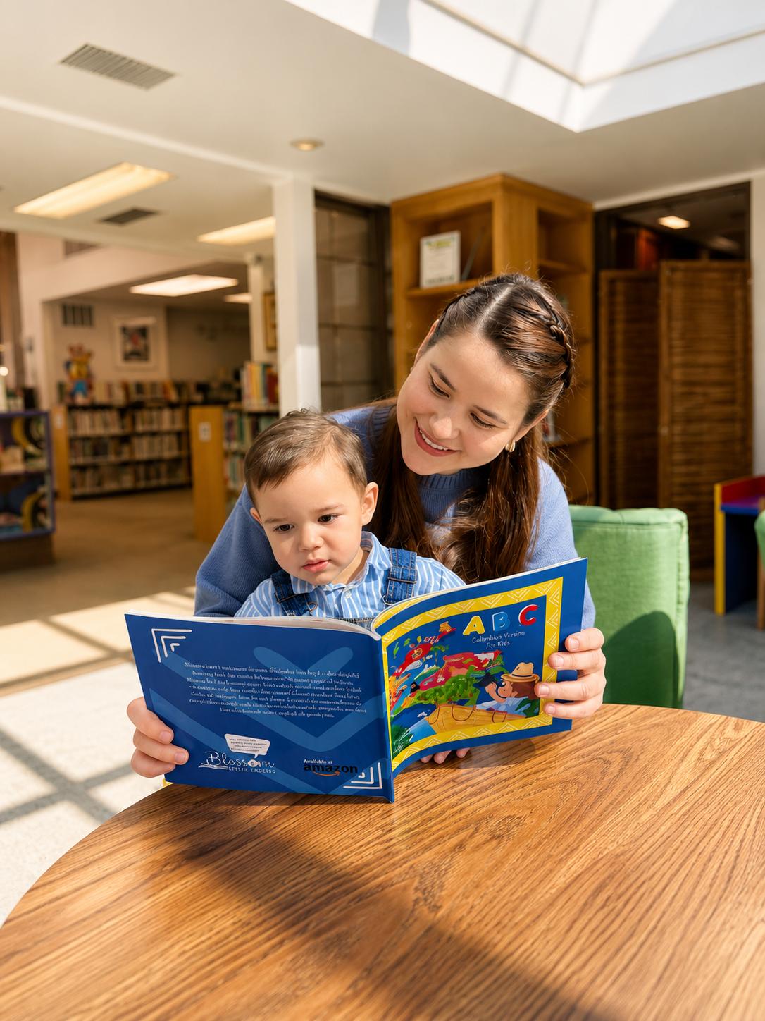 Families reading Blossom Little Readers books together — 4
